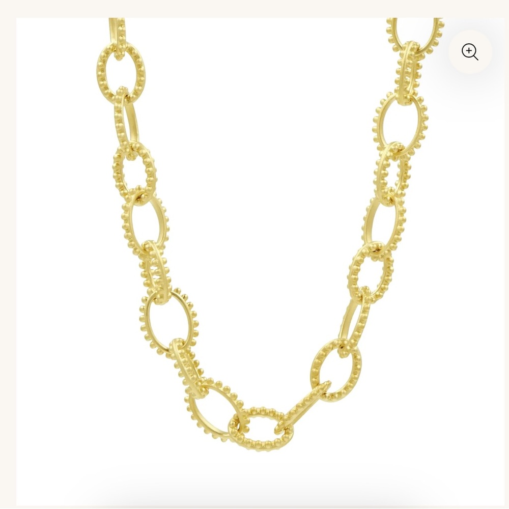 Freida Rothman Gold Chain toggle Necklace